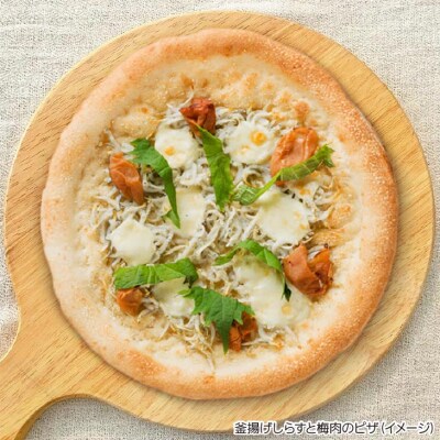淡路島食材で作った手作りピザ「島の魚介4枚セット」(3枚+1枚)冷凍