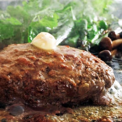 熟成淡路牛とえびすもち豚の合挽ハンバーグ(150g×48個セット)