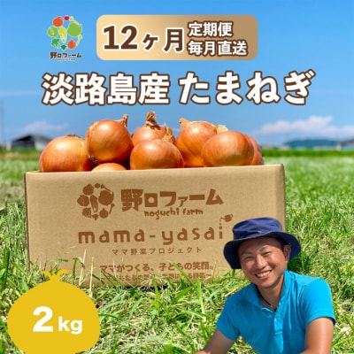 【12回定期便】mama-yasai たまねぎ2kg