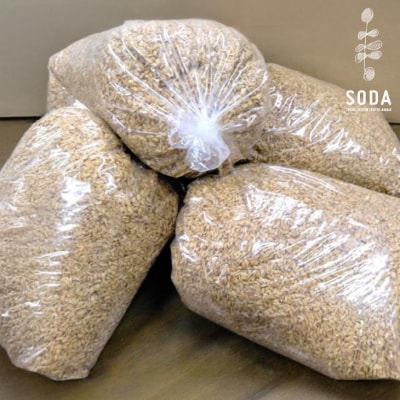 自然乾燥のお米のもみ殻(700g×5袋)