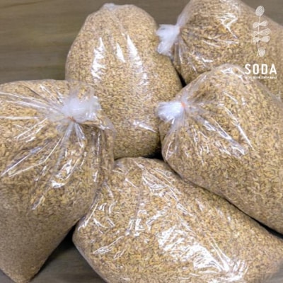 自然乾燥のお米のもみ殻(700g×5袋)