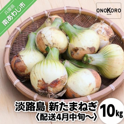【先行受付】淡路島 新たまねぎ 10kg　◆配送4月中旬～