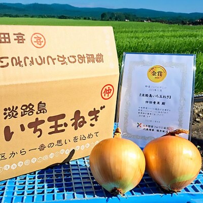 【野菜ソムリエサミット金賞】淡路島玉ねぎ5kg【仲田青果の淡路島いち玉ねぎ】◆配送6月中旬～翌年2月