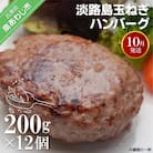 【R7.10月発送】淡路島玉ねぎハンバーグ200g×12個(冷凍)