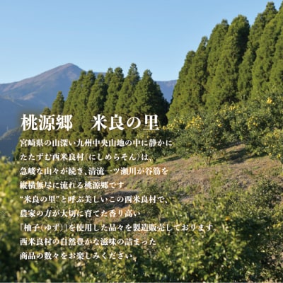 【ふるさと納税】ゆず7品詰め合わせ　宮崎県　西米良村　柚子加工品