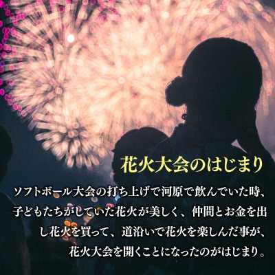 【ふるさと納税】第49回やまびこ花火大会応援寄付金 西米良村応援寄付金 10,000円