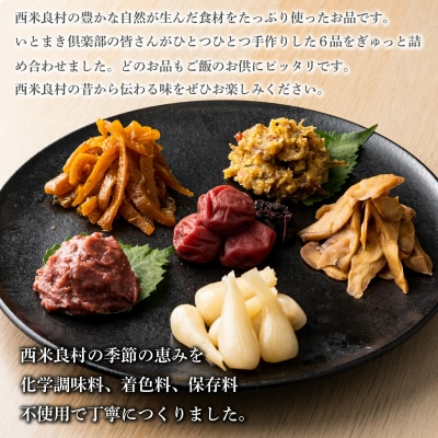 【ふるさと納税】いとまき倶楽部 6点セット 宮崎県 西米良村 ご飯のおとも おかず