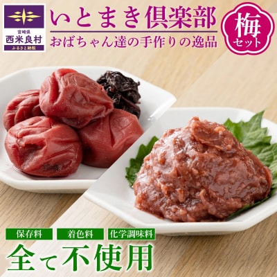 【ふるさと納税】いとまき倶楽部 梅セット 梅 うめ ご飯のおとも おかず 宮崎県 西米良村