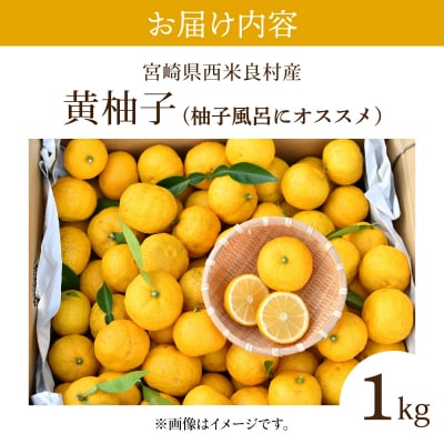 【ふるさと納税】黄柚子柚子 ユズ ゆず 黄柚子 柑橘 かんきつ 柚子風呂 風呂 西米良