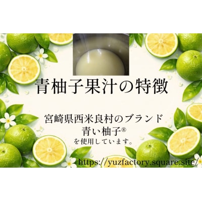青柚子果汁100%　2000ml(1000ml×2パック)