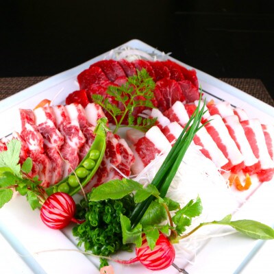 3種の馬刺し　300g【赤身・フタエゴ・サガリ各100g】(山都町)