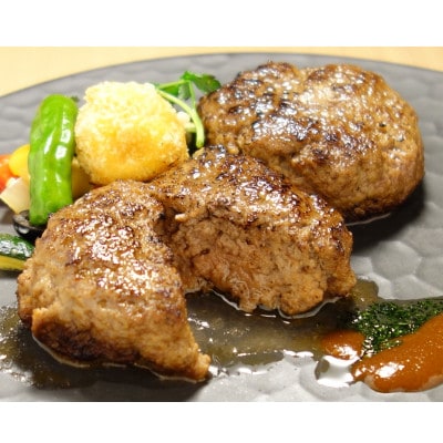 あか牛100%ハンバーグセット(あか牛ハンバーグ120g×6個 あか牛のたれ200ml)(山都町)