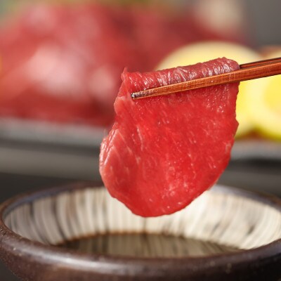 熊本直送 国産馬刺しブロック肉 赤身200g+馬肉ユッケ200g 合計400gセット(山都町)