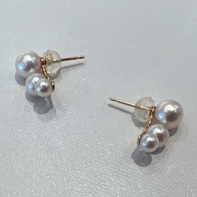 アコヤ真珠ピアス(P-54)