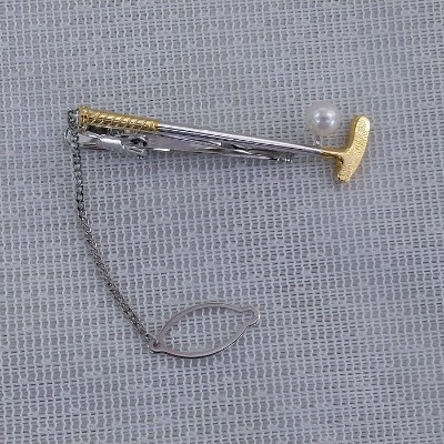 伊勢志摩あこや本真珠ネクタイピンゴルフクラブ(パター) 25-18 | お 