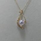 伊勢志摩あこや本真珠ペンダントK18 450-04