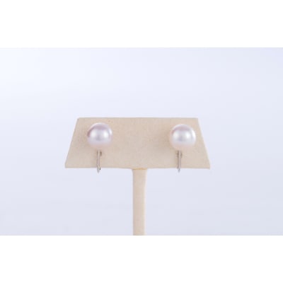 アコヤ真珠イヤリング (約8.5-8.75mm) 90-02
