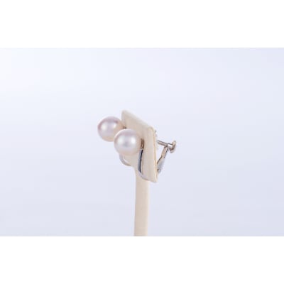 アコヤ真珠イヤリング (約8.5-8.75mm) 90-02