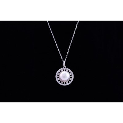 あこや真珠ペンダントネックレス(Q-39)