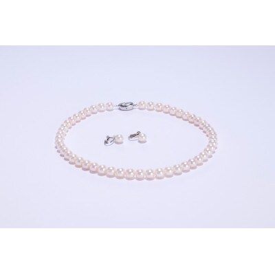 あこや真珠ネックレス・イヤリングセット(8.0-8.5mm)(800-02)