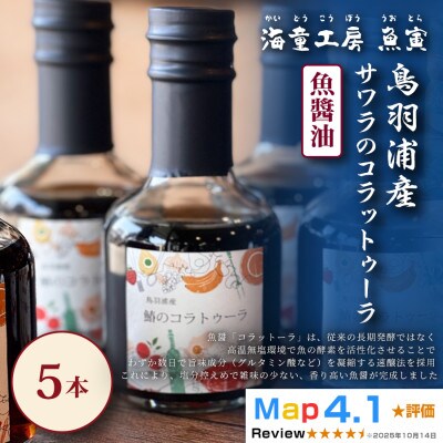 【旨み濃厚な発酵調味料】サワラのコラトゥーラ(魚醤)5本 21-03