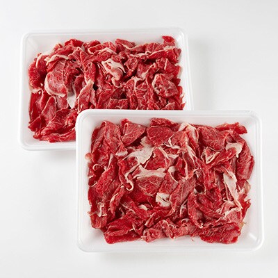【発送月固定定期便】【熊本県産】黒毛和牛切り落とし計1kg(500g×2パック)全3回