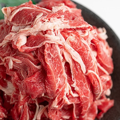 【毎月定期便】【熊本県産】黒毛和牛切り落とし計1kg(500g×2パック)全3回