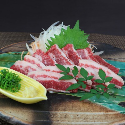 【毎月定期便】霜降り馬刺しスライス200g(菊池市)全3回