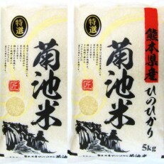 令和4年産　熊本県産ヒノヒカリ 10kg(5kg×2袋)菊池米