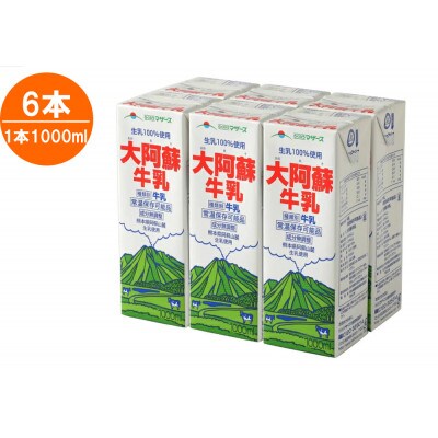 大阿蘇牛乳　1000ml×6本