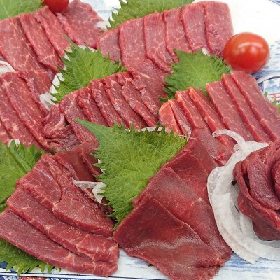 上赤身馬刺し　約1300g(菊池市)
