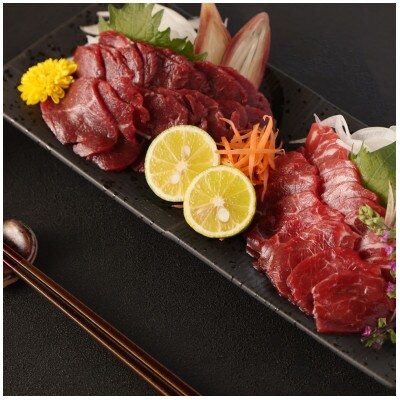 【馬刺し】熊本直送　赤身　ブロック　250g(50g×5個)(菊池市)