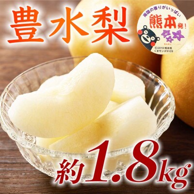 豊水梨 5～8玉 約1.8kg(菊池市)