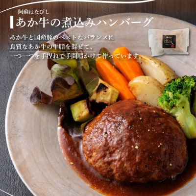くまもとあか牛使用 種類いろいろハンバーグセット(ハンバーグ6種類食べ比べセット)