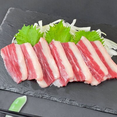 馬刺し3種食べ比べセット 希少部位(フタエゴ)入り タレ付き ver.3