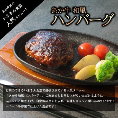 いまきん食堂の「あか牛和風ハンバーグ10個セット」