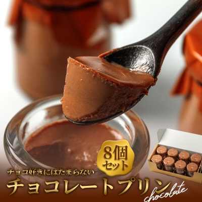 濃厚チョコレートの本格プリン! 8個セット
