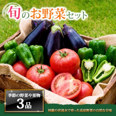 季節のお野菜セットS 旬のお野菜や果物の中から3品を厳選してお届け