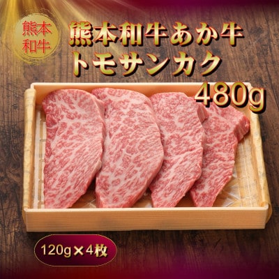 熊本和牛あか牛トモサンカク480g(阿蘇市)
