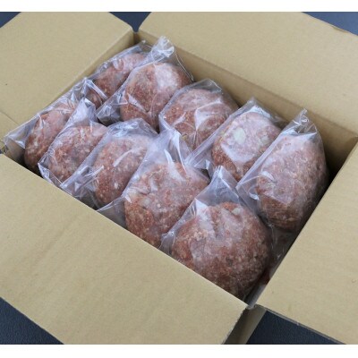 【毎月定期便】肥後の赤牛ハンバーグ　150g×10個(阿蘇市)全6回