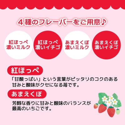 いちご ジェラート 食べ比べセット 8個 4種 紅ほっぺ あまえくぼ 徳島県