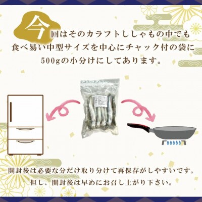 子持カラフトししゃも 500g×4袋入 AL014