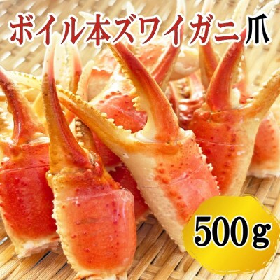 ボイル 本ずわいがに爪 500g×1 AF017