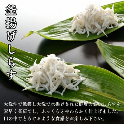 小分け釜揚げしらす・しらす干し 12パックセット (各6パック) AG030