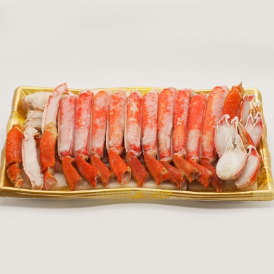 ボイル ズワイガニ カット済み 特大サイズ 1kg  弥七商店 大洗