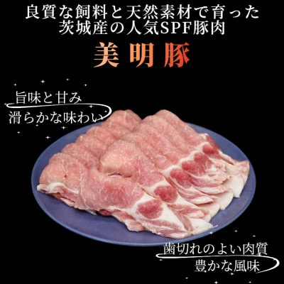 「美明豚」 ロース薄切り1.1kg