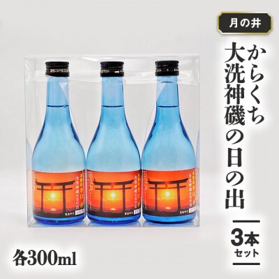 月の井 からくち大洗神磯の日の出 3本セット AW020