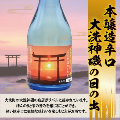 月の井　300ml 3本セット(純米吟醸・純米酒・本醸造辛口 大洗神磯の日の出)　AW054