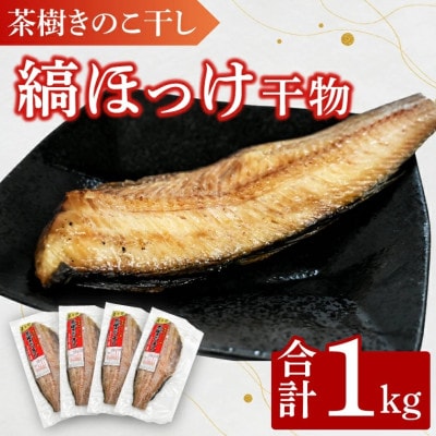茶樹きのこ干し 縞ほっけ1kg EB006