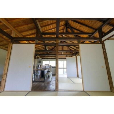 伝泊「時うつろう小屋組の宿」ペア2泊